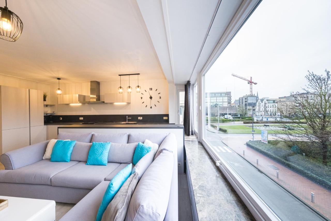 Ostend Center Parkview Apartment Free Parking Exteriér fotografie